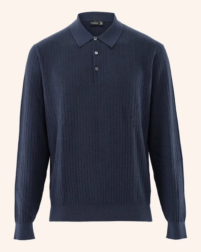 van Laack Pullover blau Dunkelblau