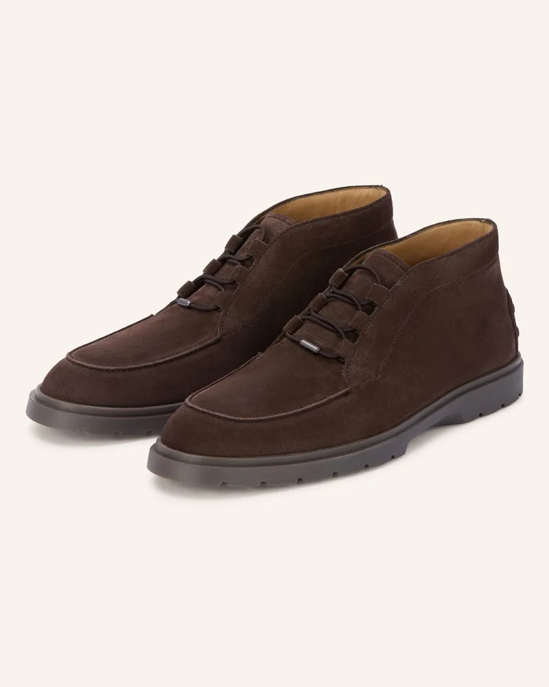 TOD'S Schnürer Polacco Elastico Ibrido Estivo braun Dunkelbraun
