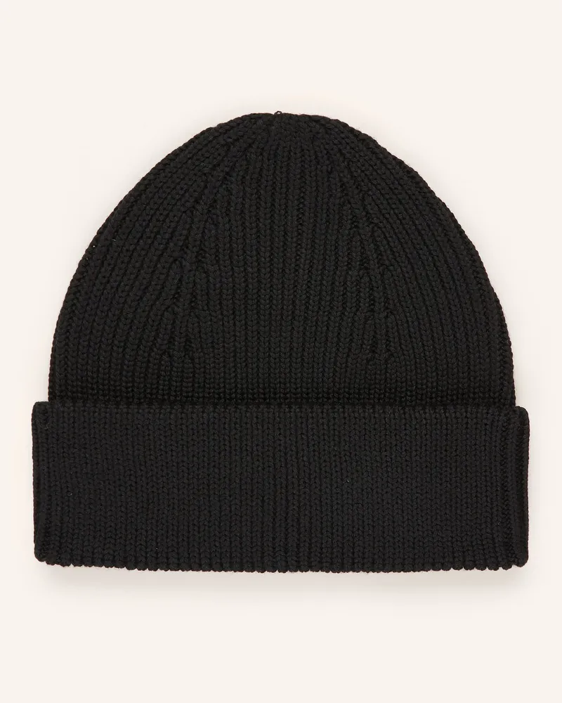 Roberto Collina Mütze Aus Merinowolle schwarz Schwarz