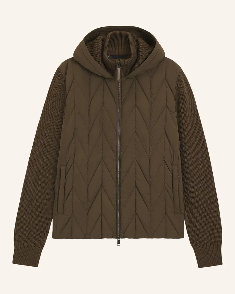 HUGO BOSS Casual Jacke UPTON Regular Fit Grün