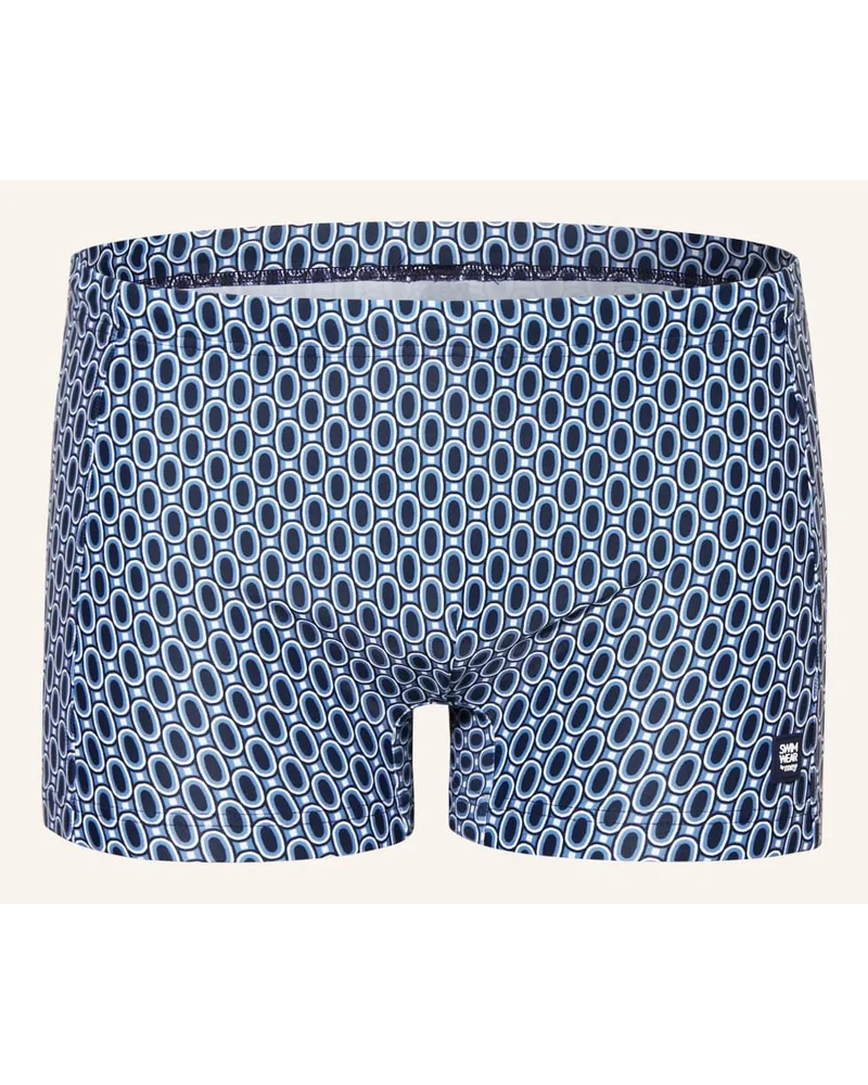 Mey Badehose Serie RETRO LINKED Blau