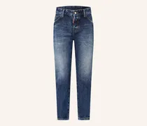 Cropped Jeans Teddy blau