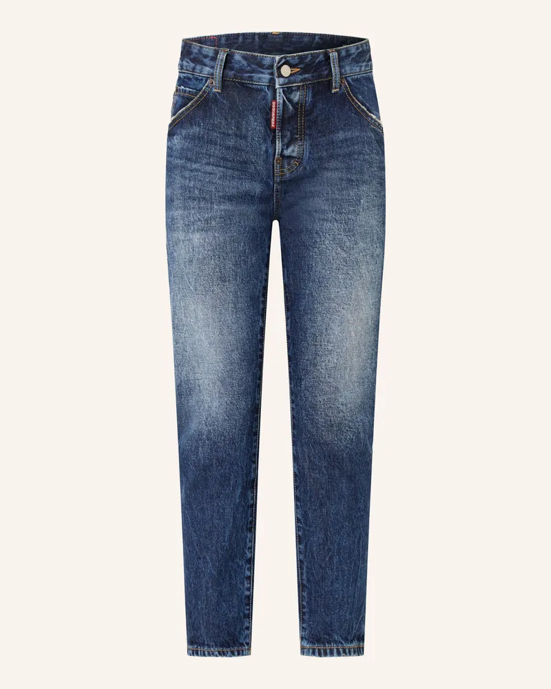 Dsquared2 Cropped Jeans Teddy blau 470