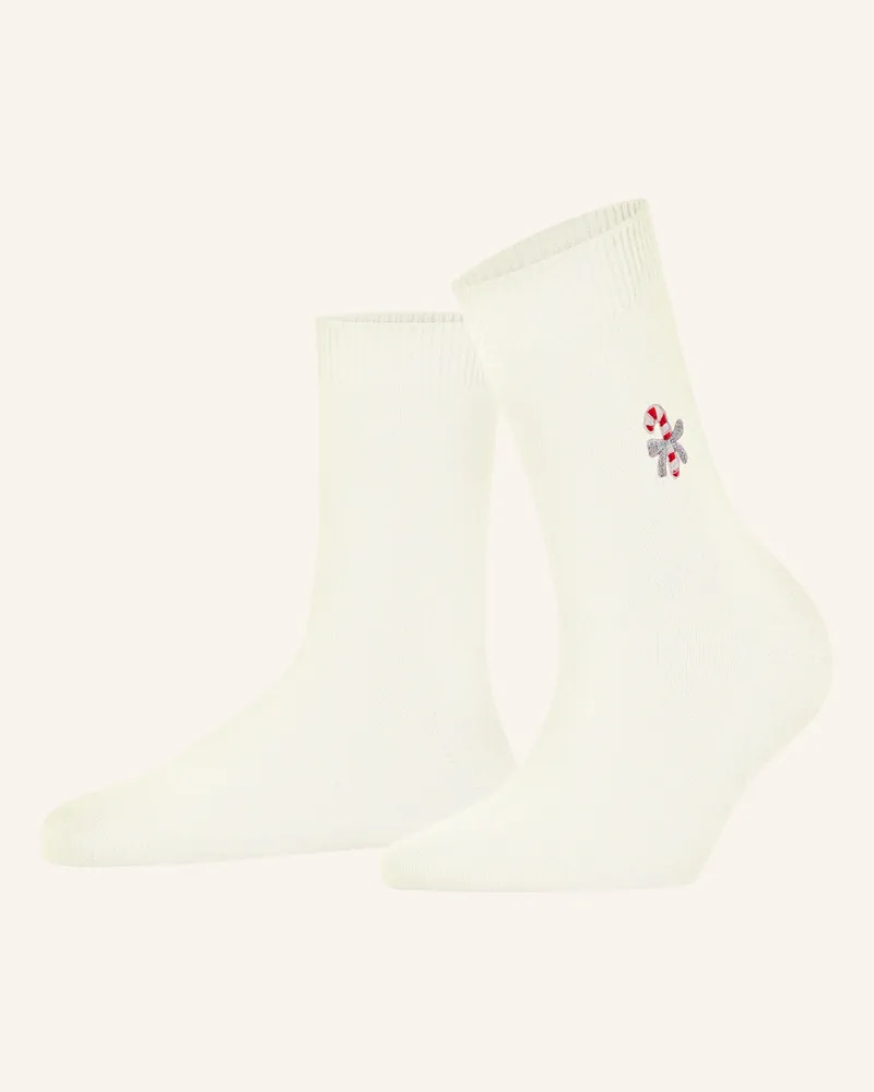 Falke Socken Cosy Wool Candy Cane weiss 2040