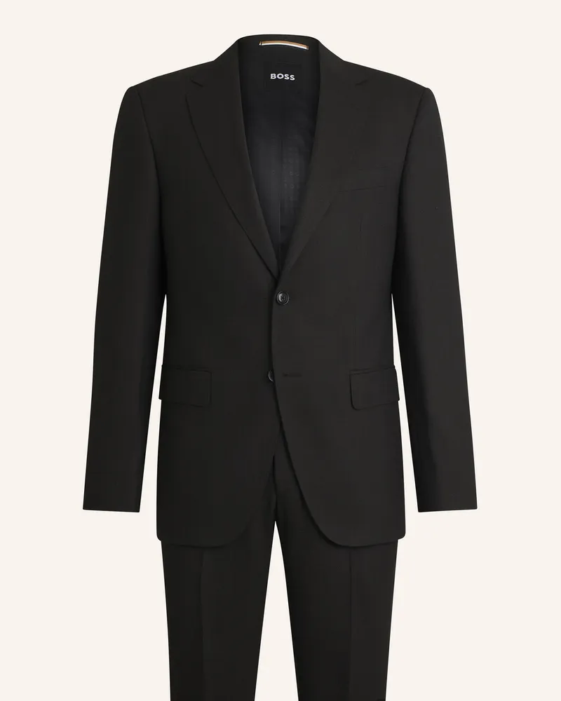 HUGO BOSS Anzug JECKSON Regular Fit Dunkelbraun