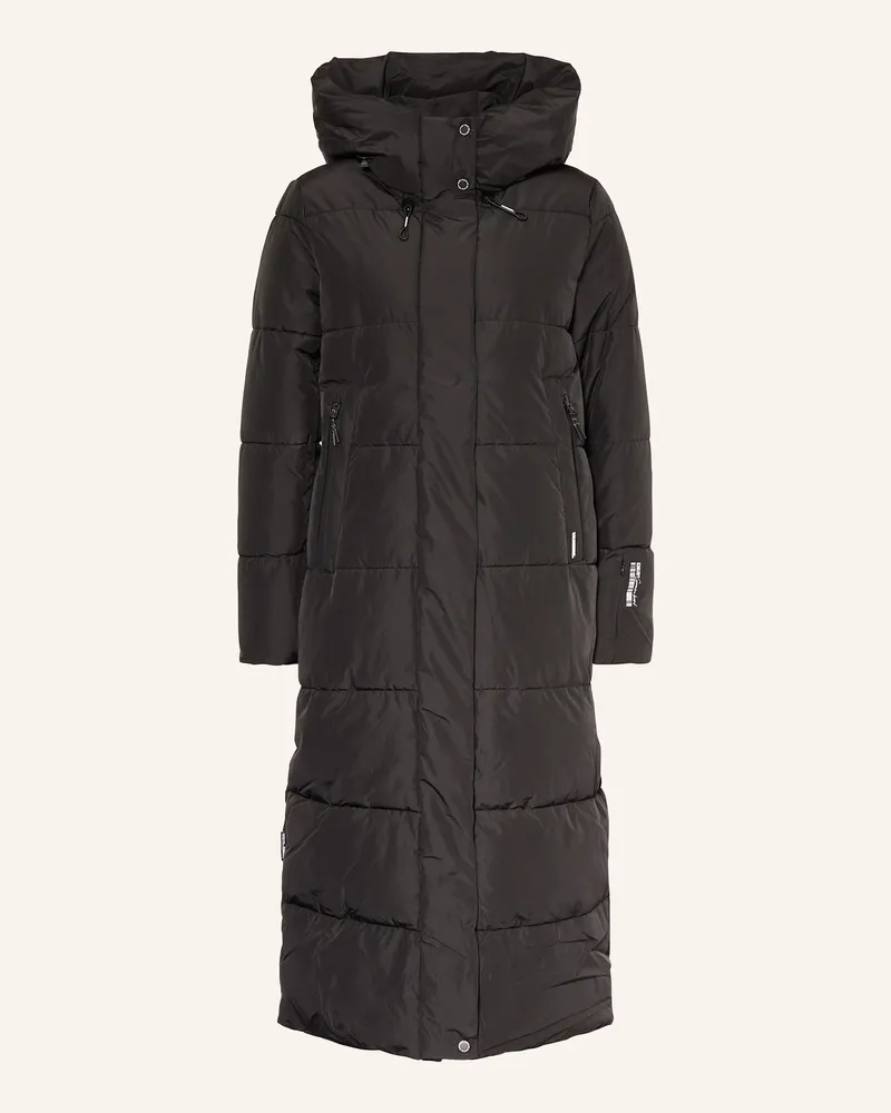 khujo Steppmantel soulani4 schwarz Schwarz