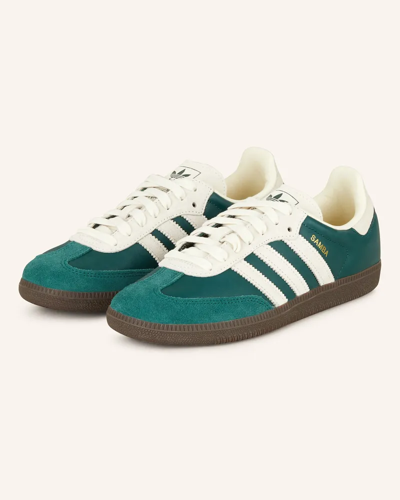 adidas Sneaker Samba Og gruen Dunkelgrün