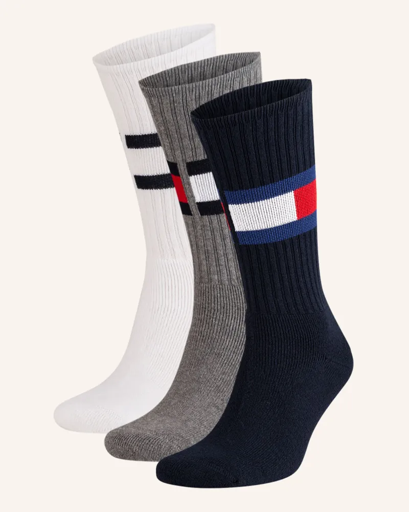 Tommy Hilfiger 3er-Pack Strümpfe grau 002