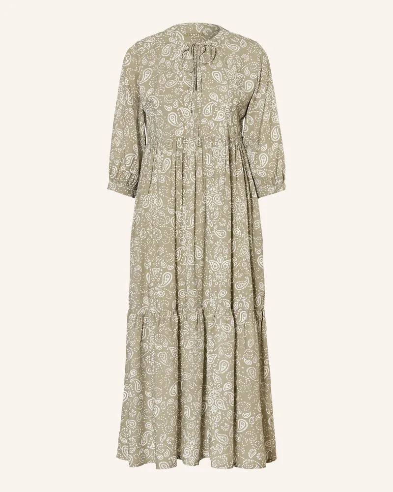 Juvia Kleid Malou Mit 3/4-Arm gruen Oliv