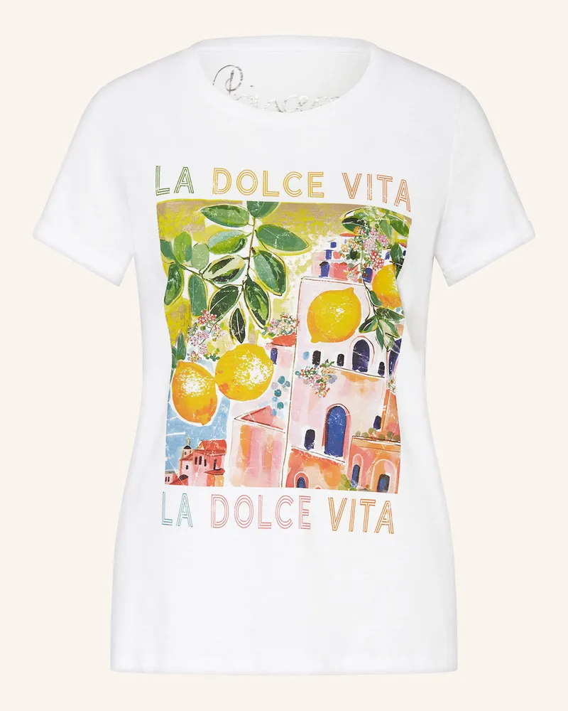 Princess goes Hollywood T-Shirt mit Schmucksteinen Weiss