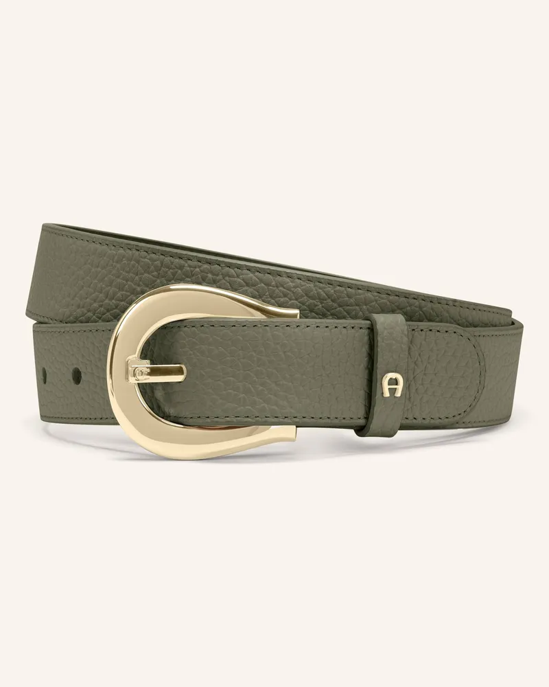Aigner Ledergürtel Ivy gruen Grün