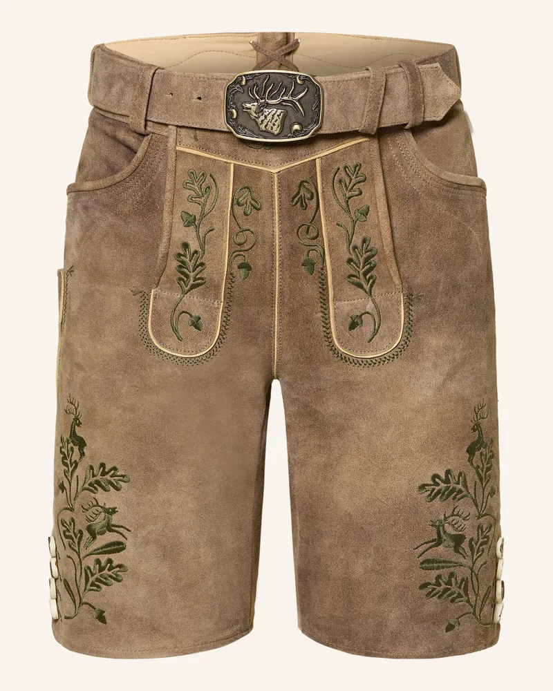 Spieth & Wensky Trachten-Lederhose Harry braun Braun