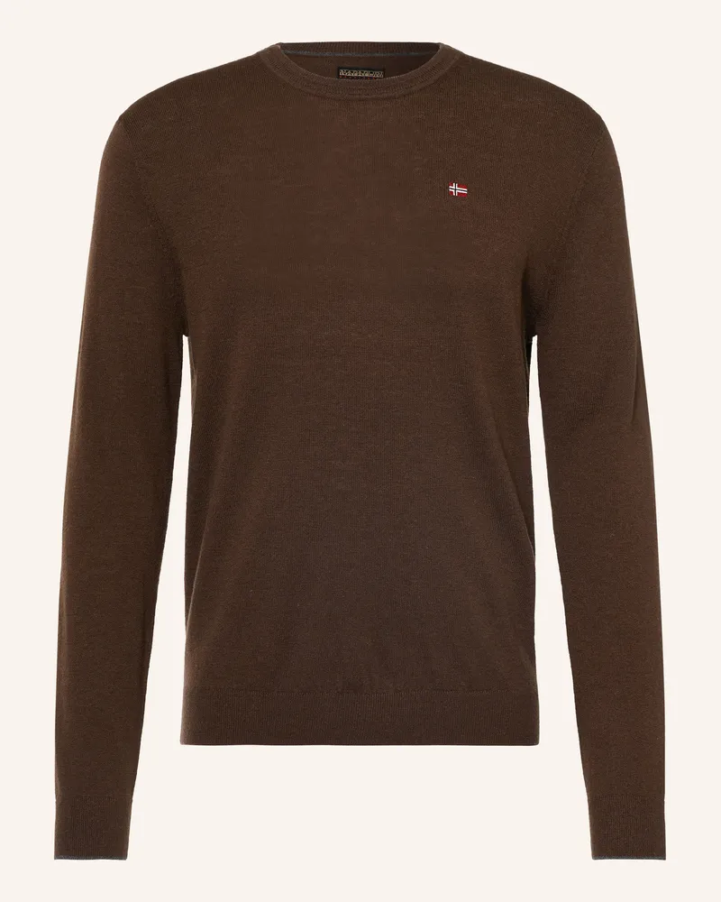 Napapijri Pullover Damavand braun Dunkelbraun