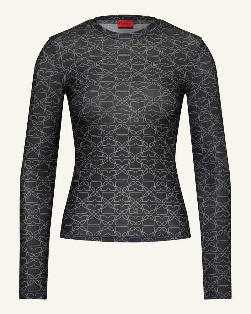 HUGO BOSS Longsleeve DIRALINA Schwarz