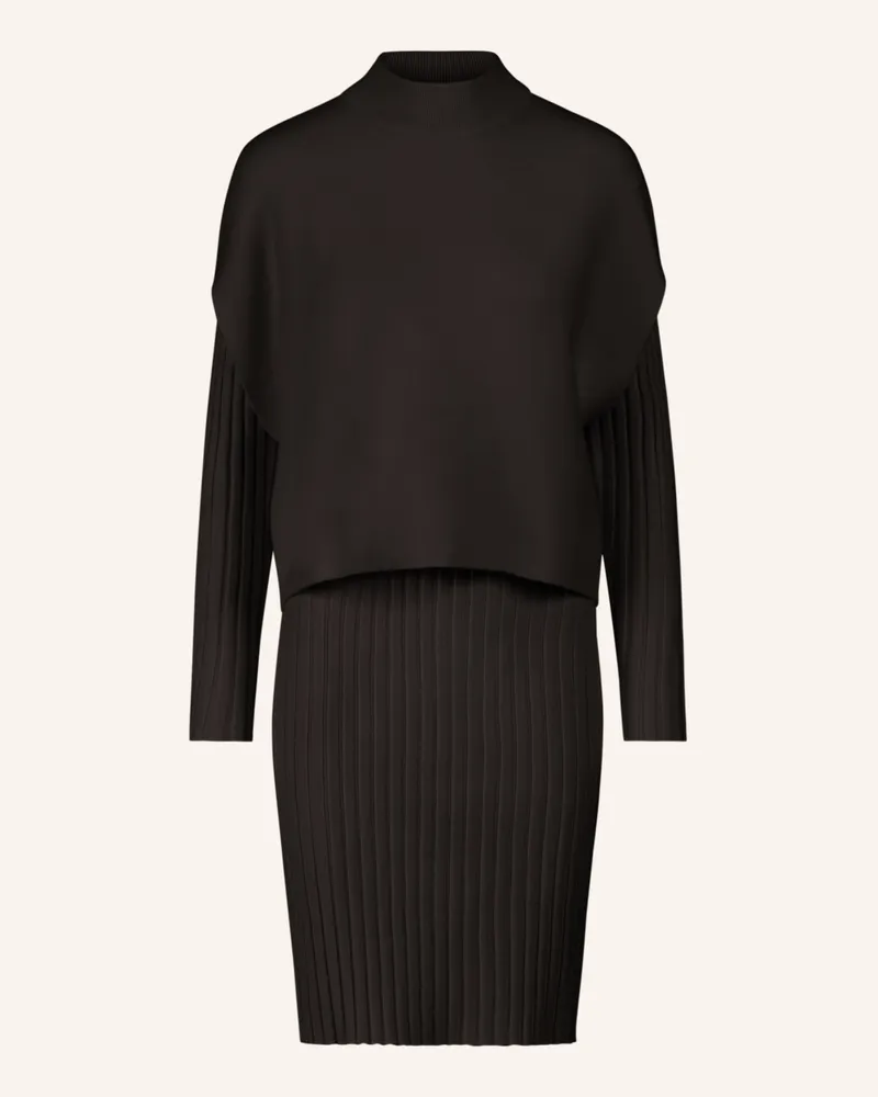 Apart Strick Set Schwarz