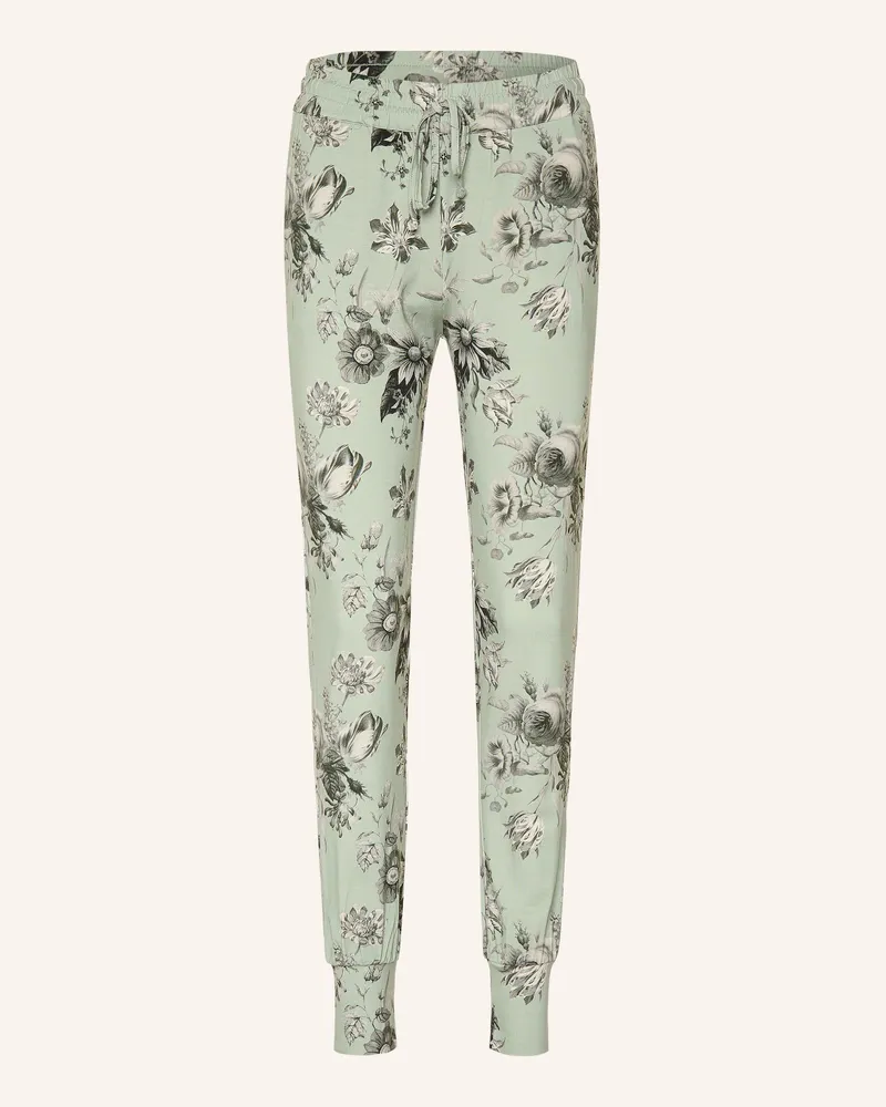 Essenza Schlafhose Jules Florean Aus Jersey gruen Mint
