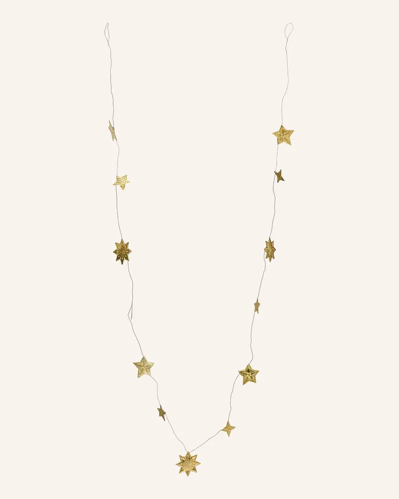 House Doctor Girlande Hdstars gold Gold