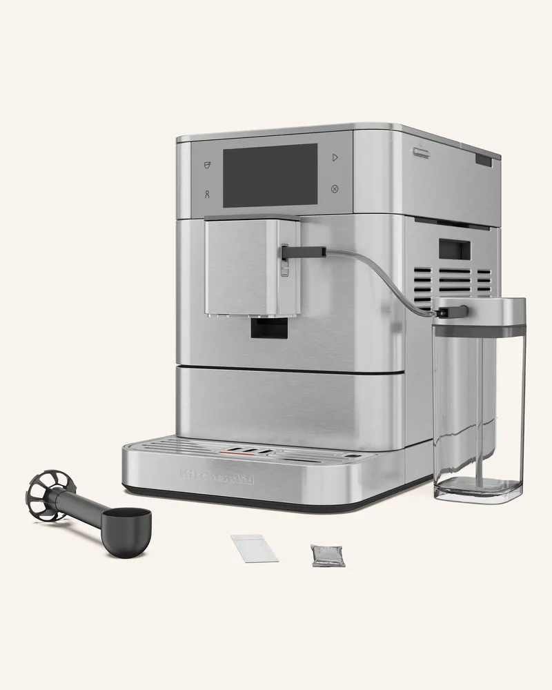 Kitchen Aid Kaffeevollautomat kf8 silber Silber