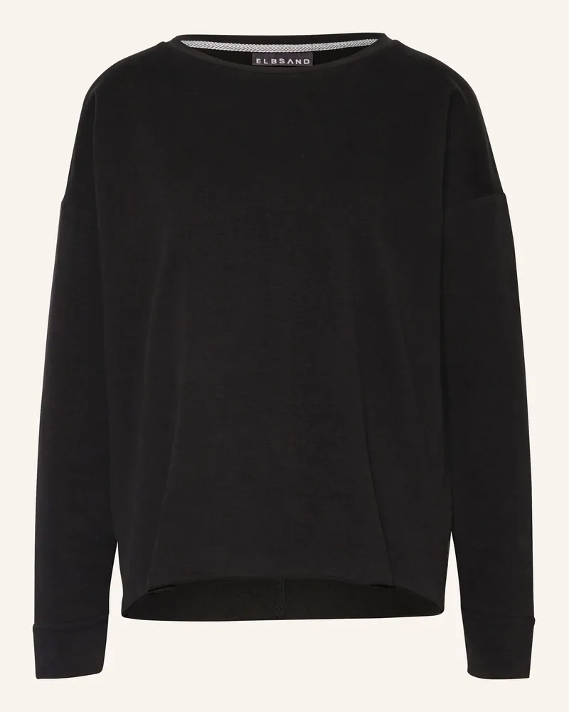 ELBSAND Sweatshirt Riane grau Dunkelgrau