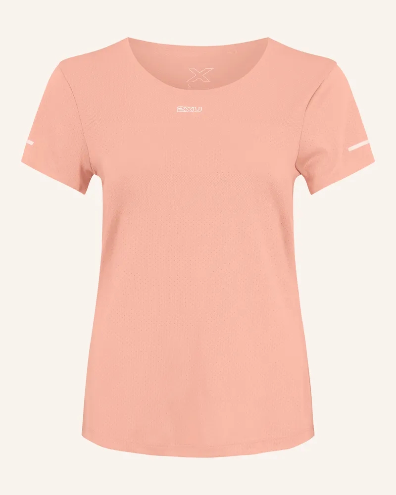 2XU Laufshirt Light Speed Tech Tee orange Hellorange