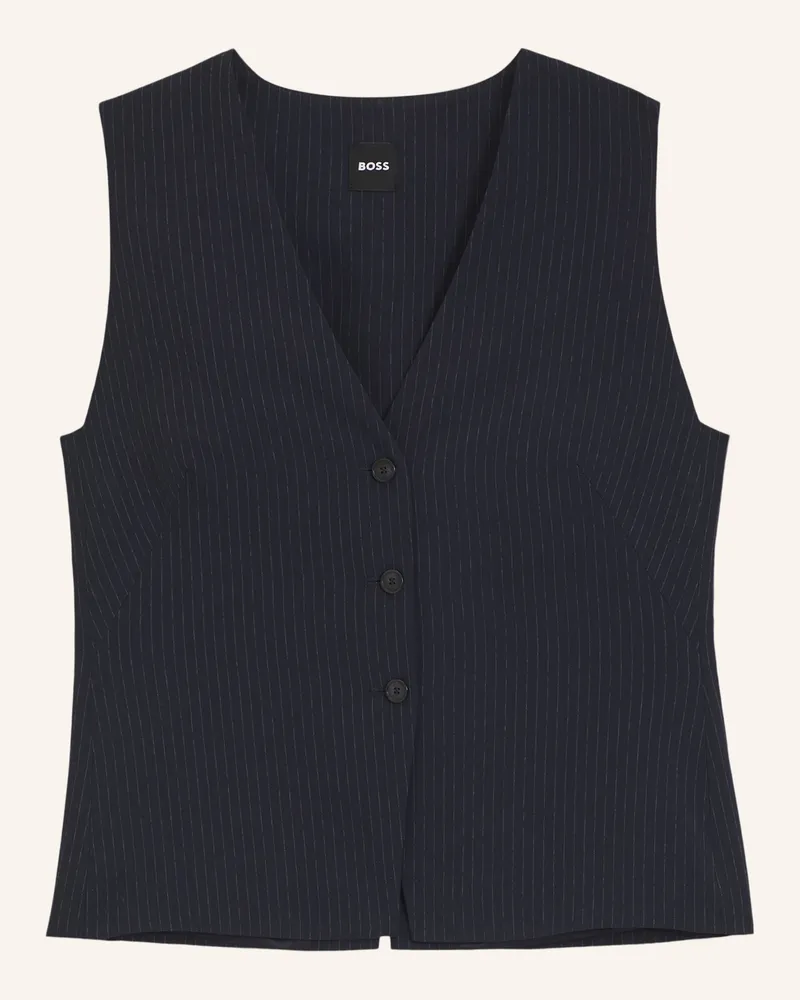 HUGO BOSS Blazer Julinia Slim Fit schwarz Weiss