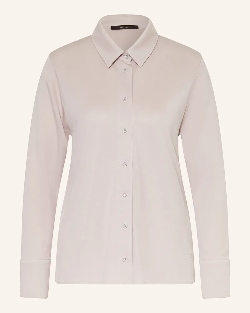 windsor. Hemdbluse aus Jersey Taupe