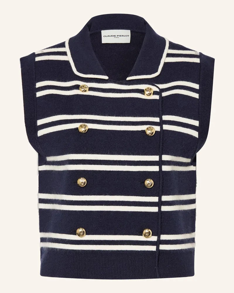 Claudie Pierlot Pullunder schwarz Dunkelblau