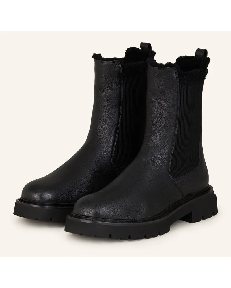 Ferragamo Chelsea-Boots ODERICO - SCHWARZ Schwarz