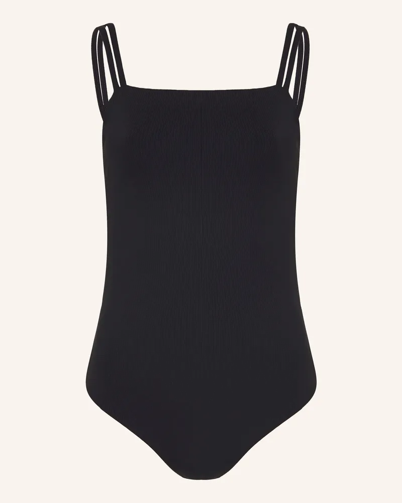 MYMARINI Badeanzug Easybody Zum Wenden Mit Uv-Schutz 50+ schwarz Schwarz