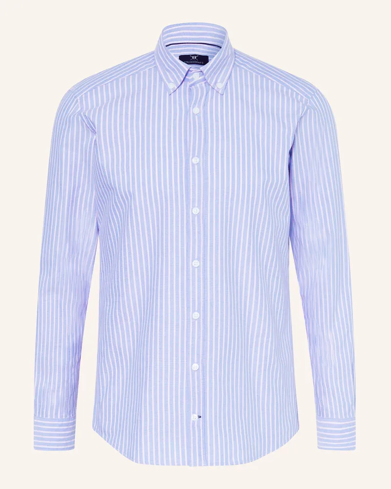 Strokesman's Oxfordhemd Regular Fit Hellblau
