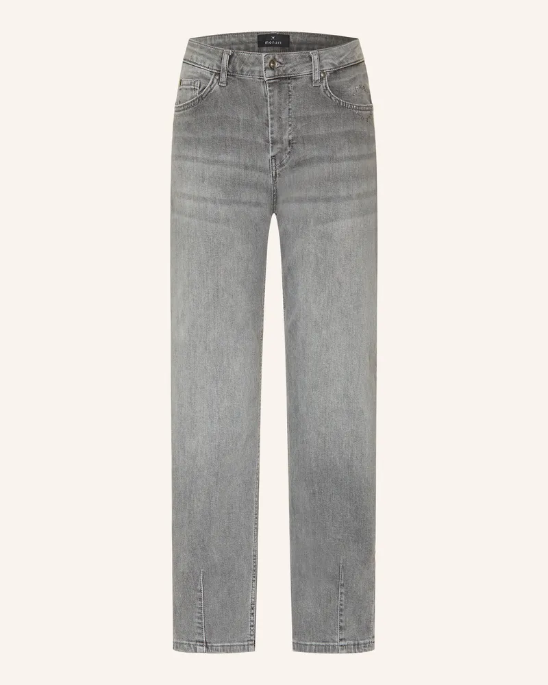 monari Barrel Jeans Mit Schmucksteinen grau 846