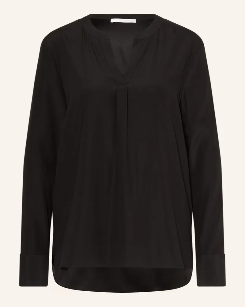 Herzen's Angelegenheit Blusenshirt aus Seide Schwarz