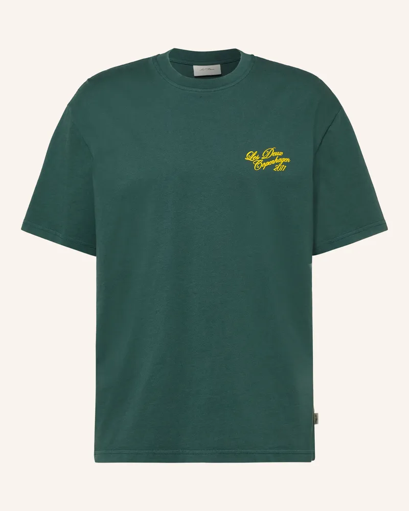 LES DEUX T-Shirt gruen Dunkelgrün