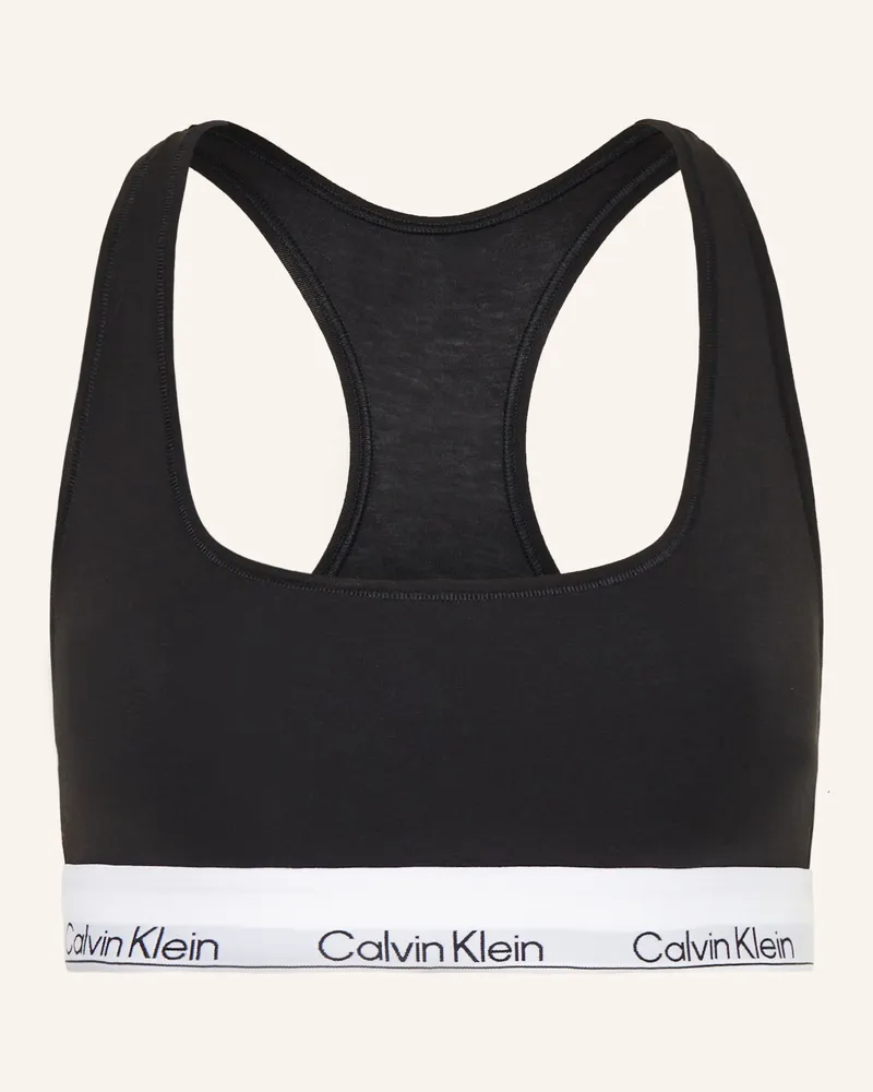 Calvin Klein Bustier Icon Cotton Modal schwarz Schwarz