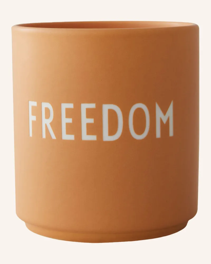 DESIGN LETTERS Becher orange Orange