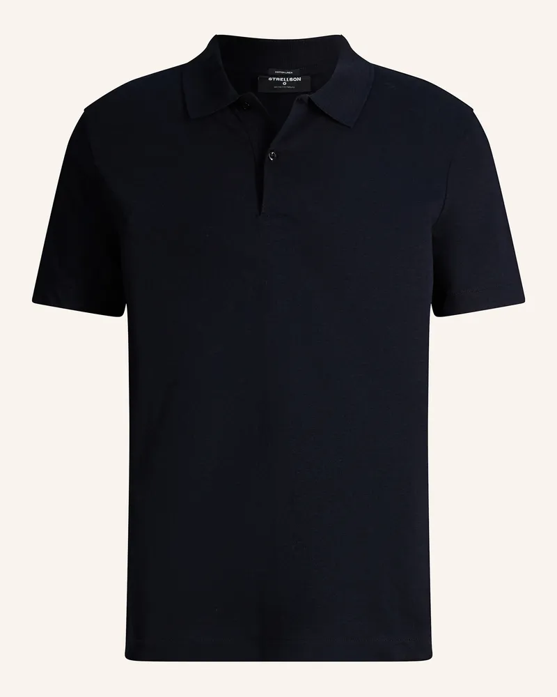 Strellson Poloshirt Lino blau Dunkelblau