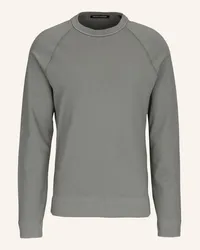 Trusted Handwork Round Neck 1/1-Sleeve Sweatshirt with Raglan Grau