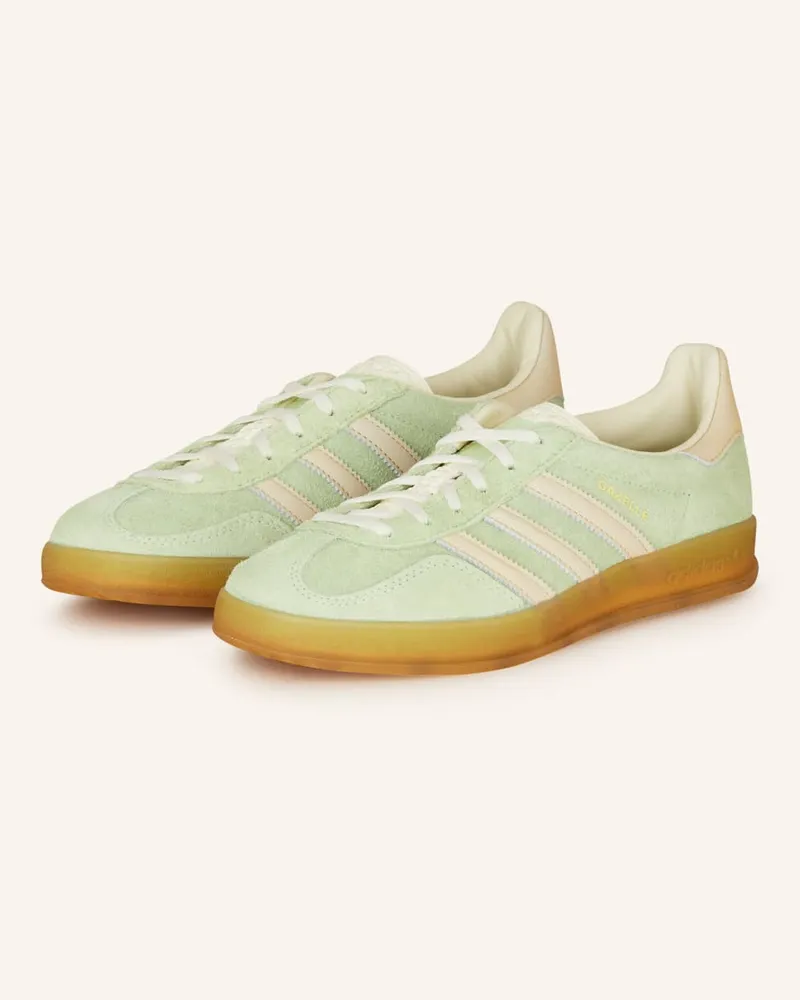 adidas Sneaker GAZELLE INDOOR - HELLGRÜN/ BEIGE Gruen