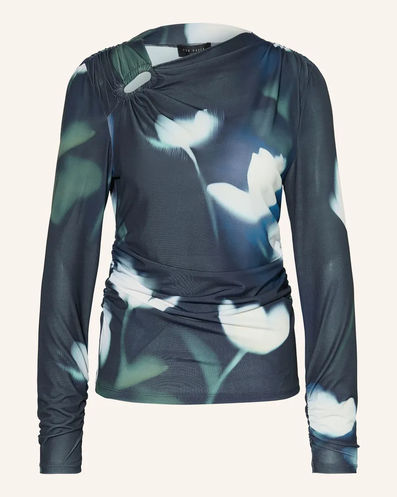Ted Baker Blusenshirt Turala Mit Cut-Out blau Petrol