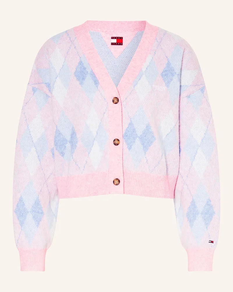 Tommy Hilfiger Cropped-Strickjacke Rosa