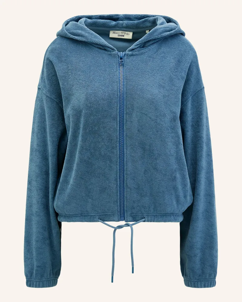 Marc O'Polo Sweatjacke blau Blau