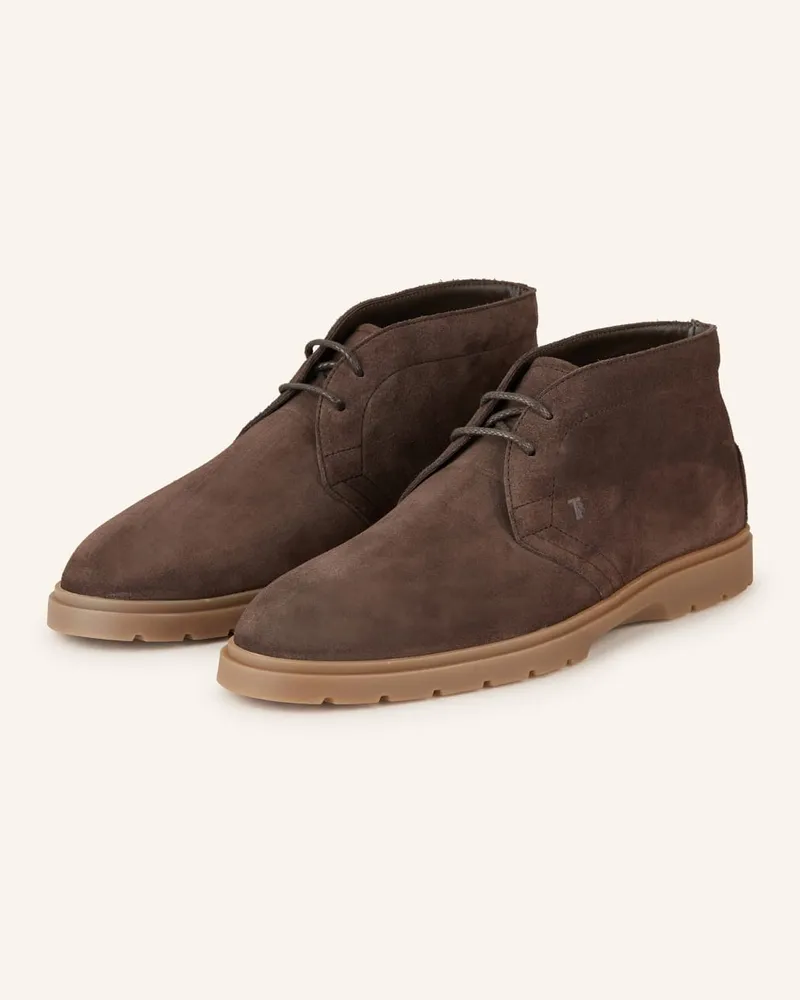 TOD'S Desert-Boots - DUNKELBRAUN Beige