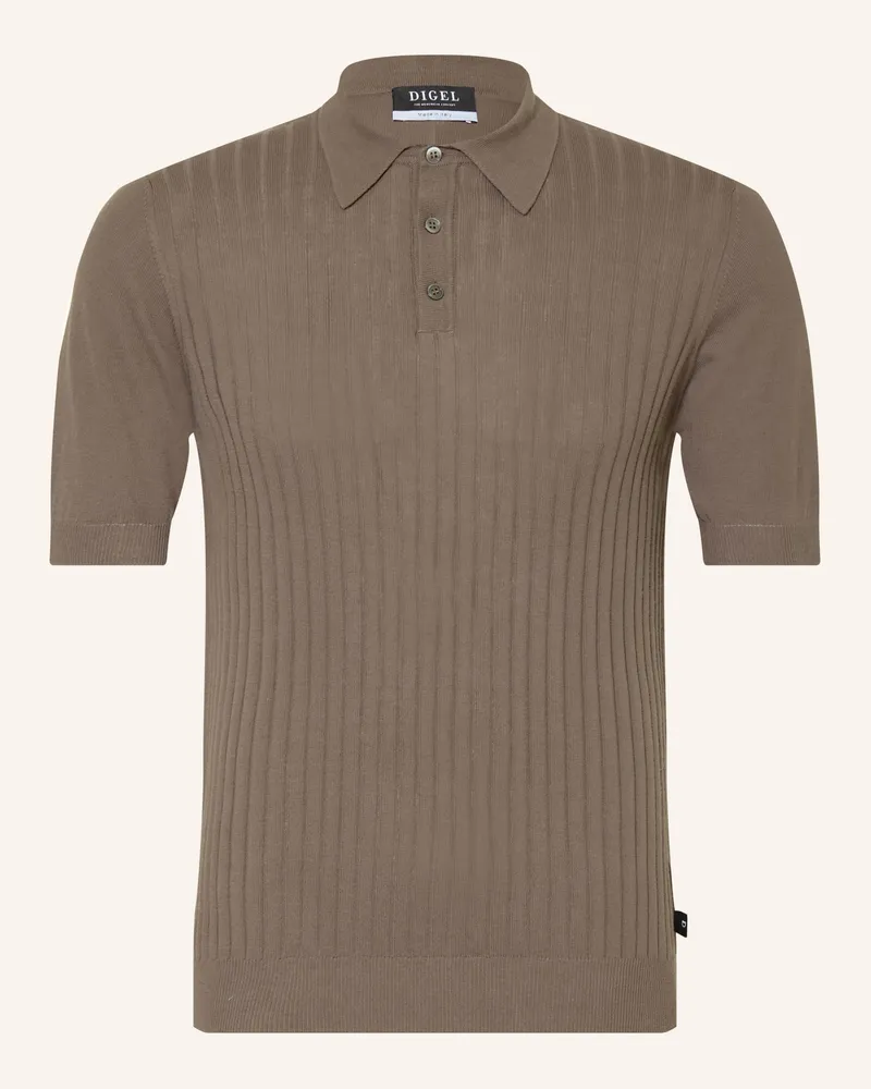 Digel Strick-Poloshirt Damy beige Khaki