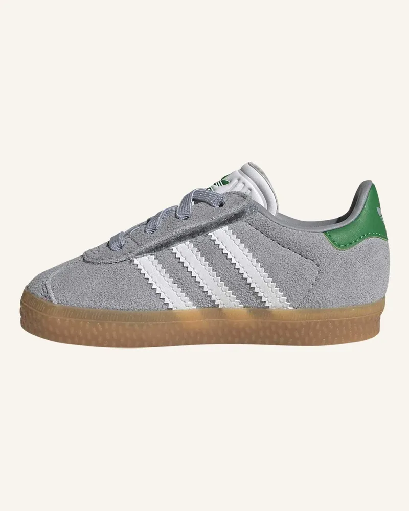 adidas GAZELLE COMFORT CLOSURE ELASTIC LACES KIDS SCHUH Grau