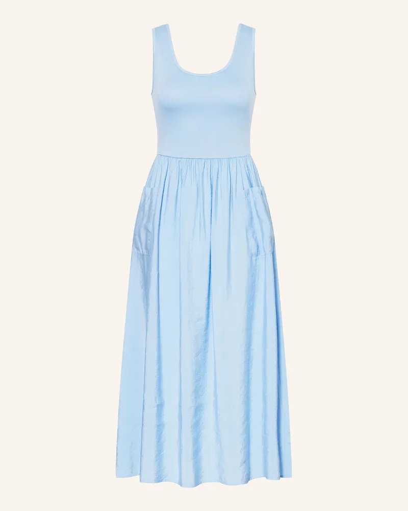 Rich&Royal Kleid im Materialmix Hellblau