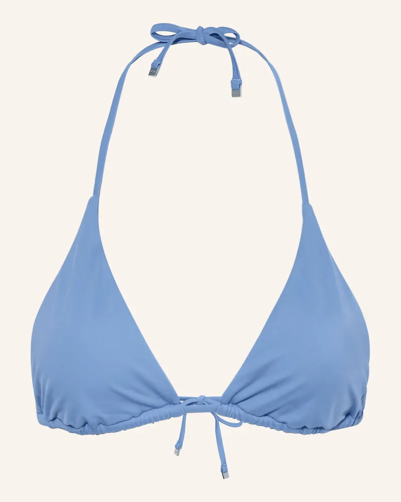 HUGO BOSS Triangel-Bikini-Top Hellblau