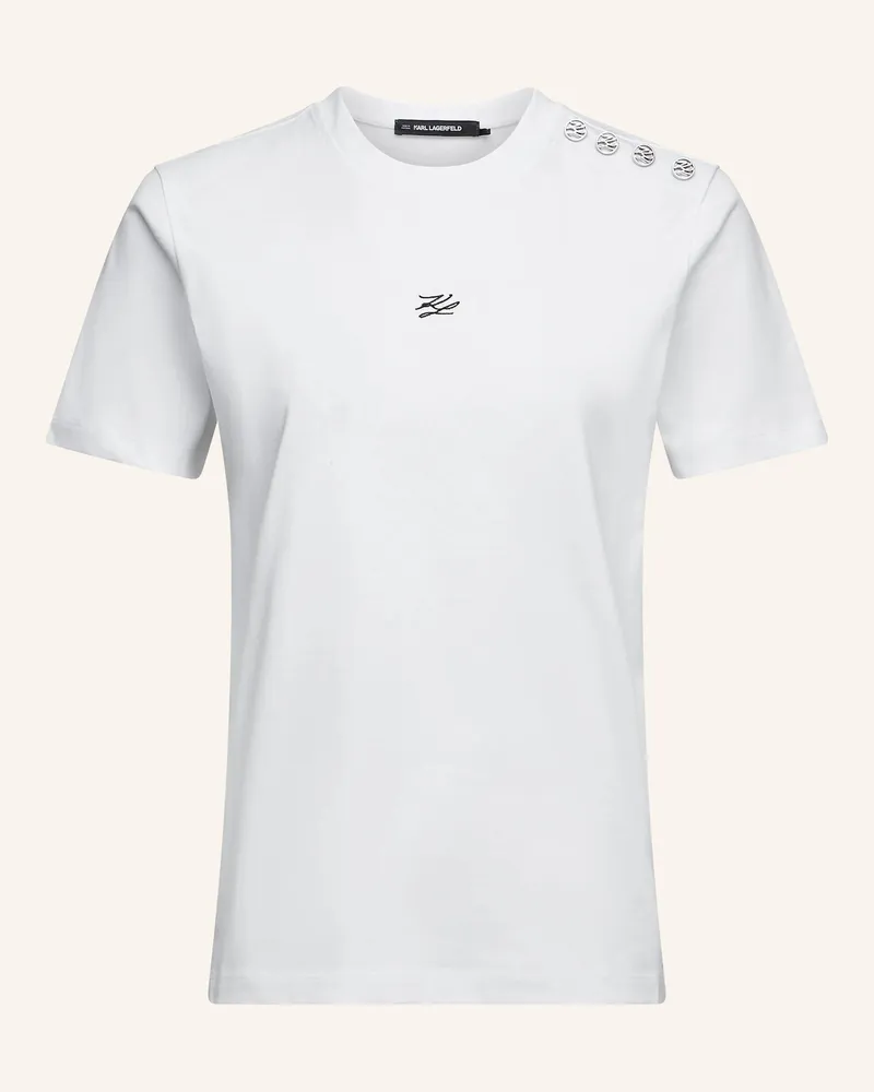 Karl Lagerfeld T-Shirt weiss Weiss