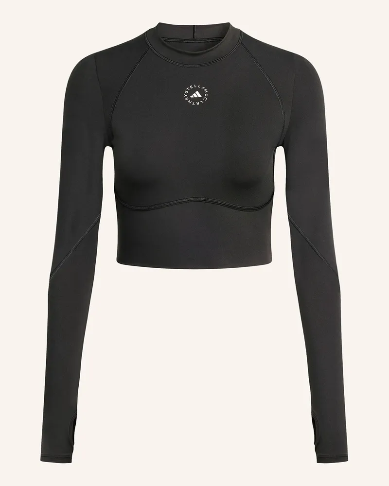adidas Longsleeve ADIDAS BY STELLA MCCARTNEY TRAINING Schwarz
