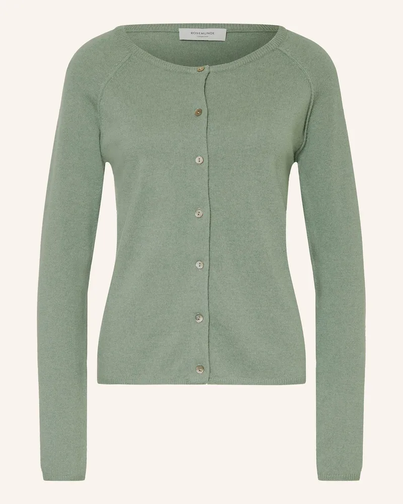 Rosemunde Strickjacke Laica Mit Cashmere gruen Hellgrün