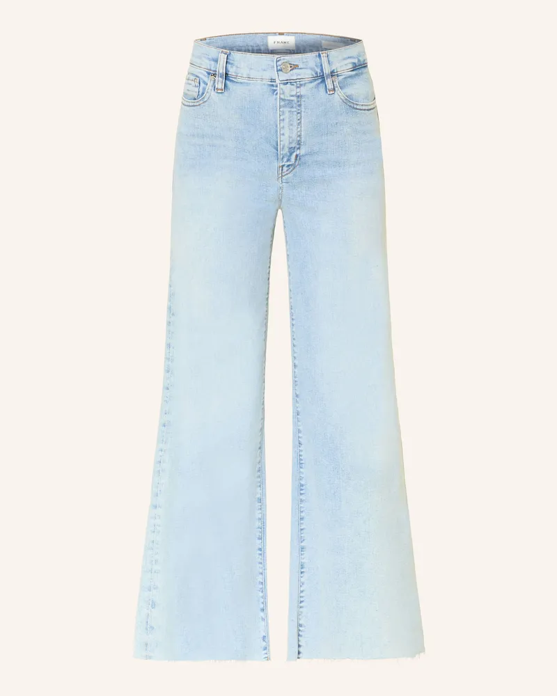 Frame Denim Wide Leg Jeans LE PALAZZO CROP Trbr